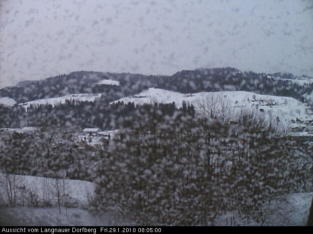 Webcam-Bild: Aussicht vom Dorfberg in Langnau 20100129-080500