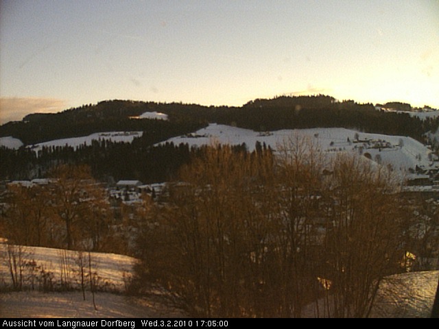 Webcam-Bild: Aussicht vom Dorfberg in Langnau 20100203-170500