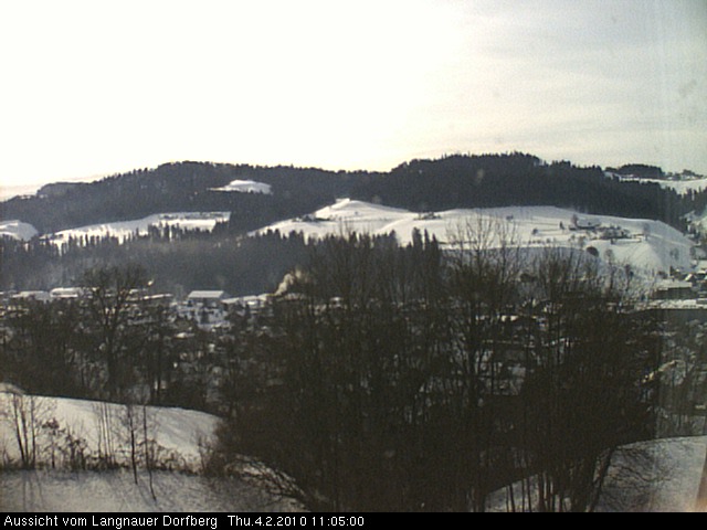 Webcam-Bild: Aussicht vom Dorfberg in Langnau 20100204-110500