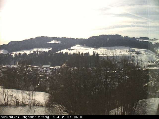 Webcam-Bild: Aussicht vom Dorfberg in Langnau 20100204-120500