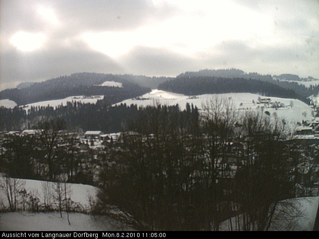 Webcam-Bild: Aussicht vom Dorfberg in Langnau 20100208-110500