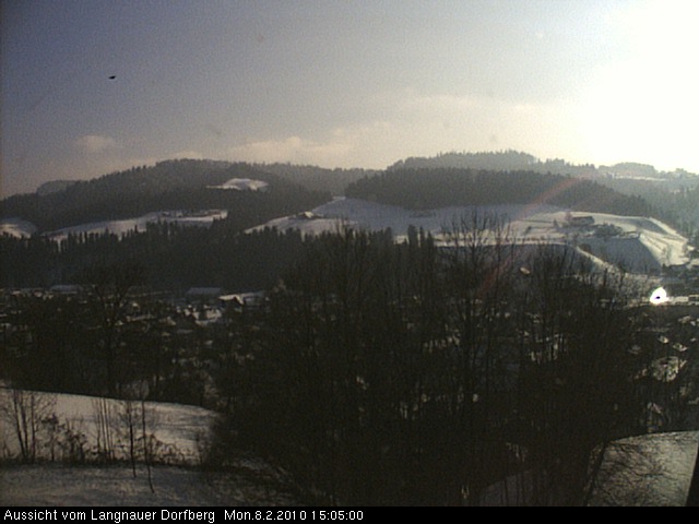 Webcam-Bild: Aussicht vom Dorfberg in Langnau 20100208-150500