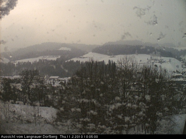 Webcam-Bild: Aussicht vom Dorfberg in Langnau 20100211-100500