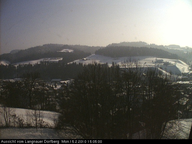 Webcam-Bild: Aussicht vom Dorfberg in Langnau 20100215-150500