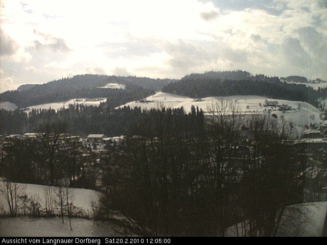 Webcam-Bild: Aussicht vom Dorfberg in Langnau 20100220-120500