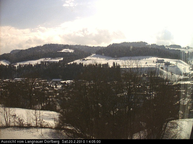 Webcam-Bild: Aussicht vom Dorfberg in Langnau 20100220-140500