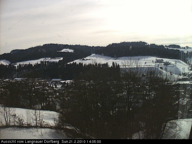 Webcam-Bild: Aussicht vom Dorfberg in Langnau 20100221-140500