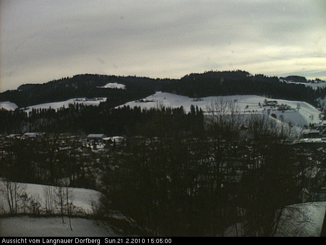 Webcam-Bild: Aussicht vom Dorfberg in Langnau 20100221-150500