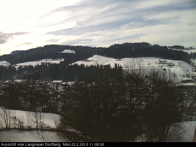 Webcam-Bild: Aussicht vom Dorfberg in Langnau 20100222-110500