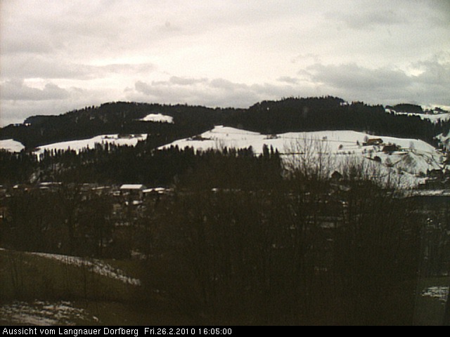 Webcam-Bild: Aussicht vom Dorfberg in Langnau 20100226-160500