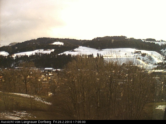 Webcam-Bild: Aussicht vom Dorfberg in Langnau 20100226-170500