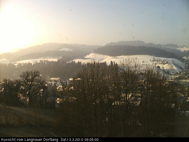 Webcam-Bild: Aussicht vom Dorfberg in Langnau 20100313-080500