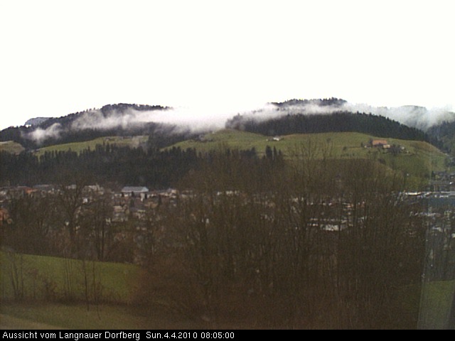 Webcam-Bild: Aussicht vom Dorfberg in Langnau 20100404-080500