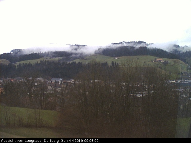 Webcam-Bild: Aussicht vom Dorfberg in Langnau 20100404-090500