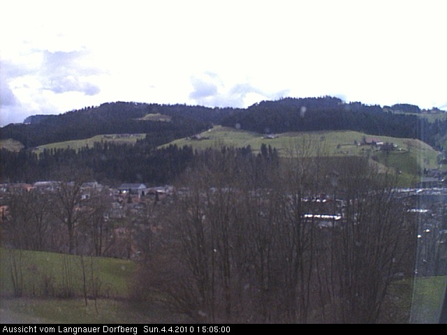 Webcam-Bild: Aussicht vom Dorfberg in Langnau 20100404-150500