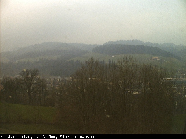 Webcam-Bild: Aussicht vom Dorfberg in Langnau 20100409-080500