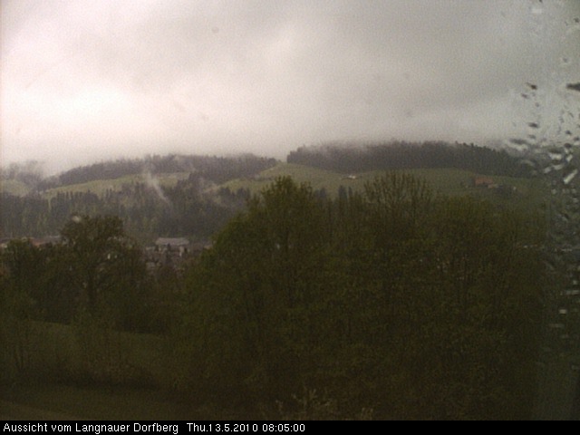 Webcam-Bild: Aussicht vom Dorfberg in Langnau 20100513-080500