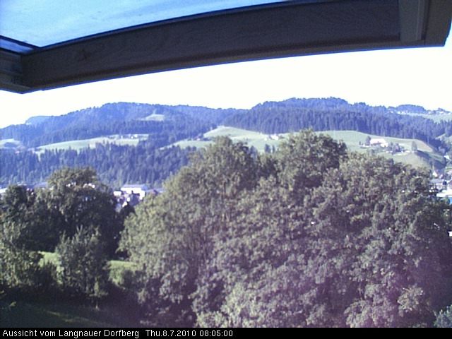 Webcam-Bild: Aussicht vom Dorfberg in Langnau 20100708-080500