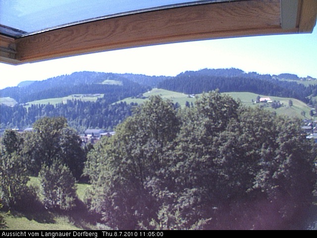 Webcam-Bild: Aussicht vom Dorfberg in Langnau 20100708-110500