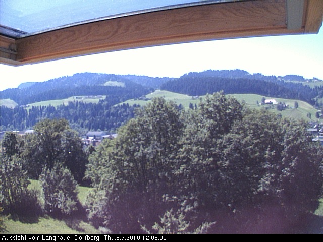 Webcam-Bild: Aussicht vom Dorfberg in Langnau 20100708-120500
