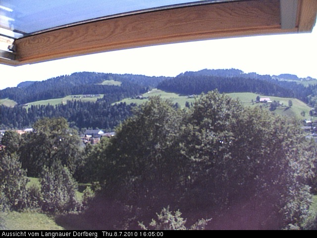 Webcam-Bild: Aussicht vom Dorfberg in Langnau 20100708-160500