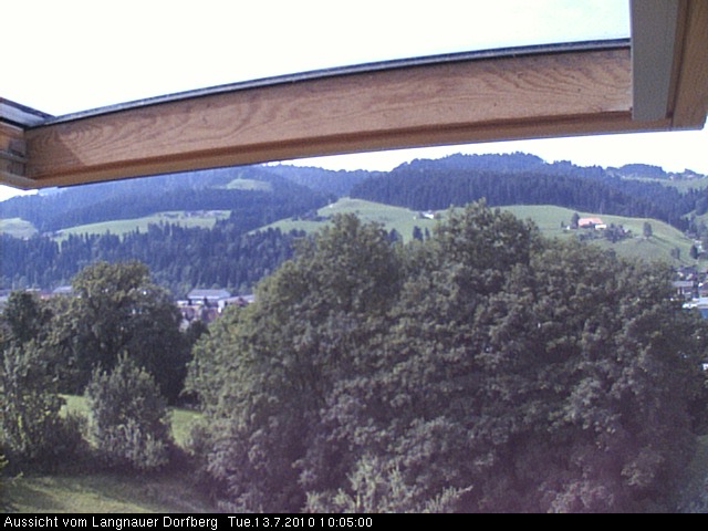 Webcam-Bild: Aussicht vom Dorfberg in Langnau 20100713-100500