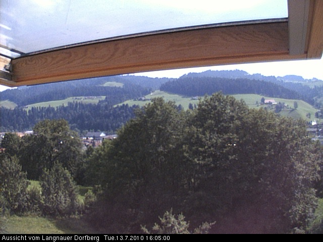 Webcam-Bild: Aussicht vom Dorfberg in Langnau 20100713-160500