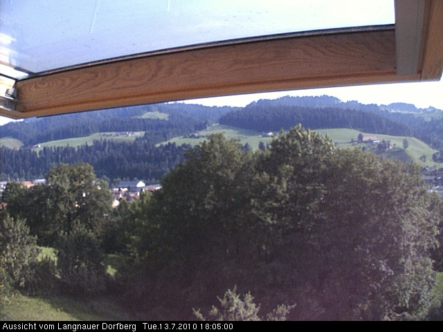 Webcam-Bild: Aussicht vom Dorfberg in Langnau 20100713-180500