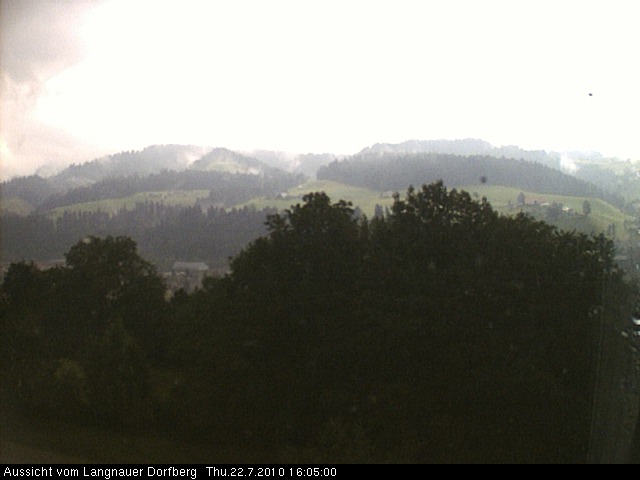 Webcam-Bild: Aussicht vom Dorfberg in Langnau 20100722-160500