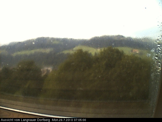 Webcam-Bild: Aussicht vom Dorfberg in Langnau 20100726-070500