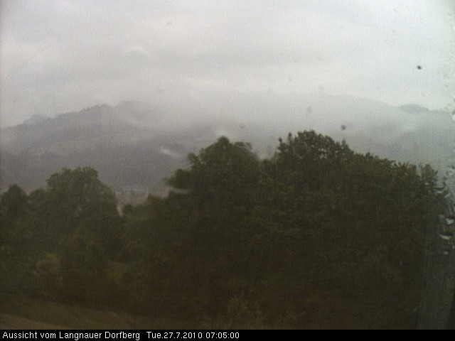 Webcam-Bild: Aussicht vom Dorfberg in Langnau 20100727-070500