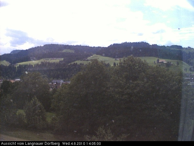Webcam-Bild: Aussicht vom Dorfberg in Langnau 20100804-140500