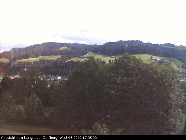 Webcam-Bild: Aussicht vom Dorfberg in Langnau 20100804-170500