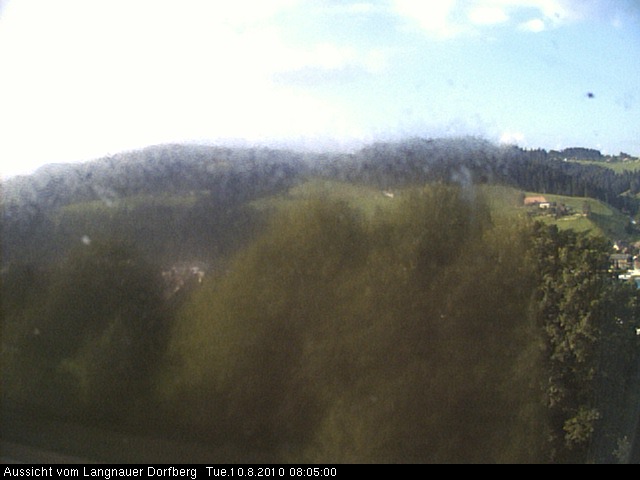 Webcam-Bild: Aussicht vom Dorfberg in Langnau 20100810-080500