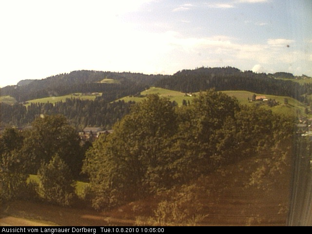 Webcam-Bild: Aussicht vom Dorfberg in Langnau 20100810-100500