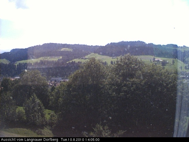 Webcam-Bild: Aussicht vom Dorfberg in Langnau 20100810-140500
