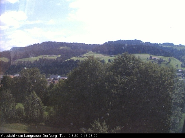 Webcam-Bild: Aussicht vom Dorfberg in Langnau 20100810-160500