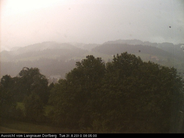 Webcam-Bild: Aussicht vom Dorfberg in Langnau 20100831-080500