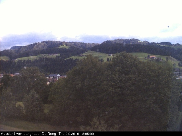 Webcam-Bild: Aussicht vom Dorfberg in Langnau 20100909-180500