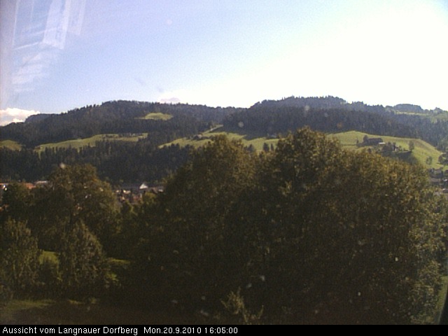 Webcam-Bild: Aussicht vom Dorfberg in Langnau 20100920-160500