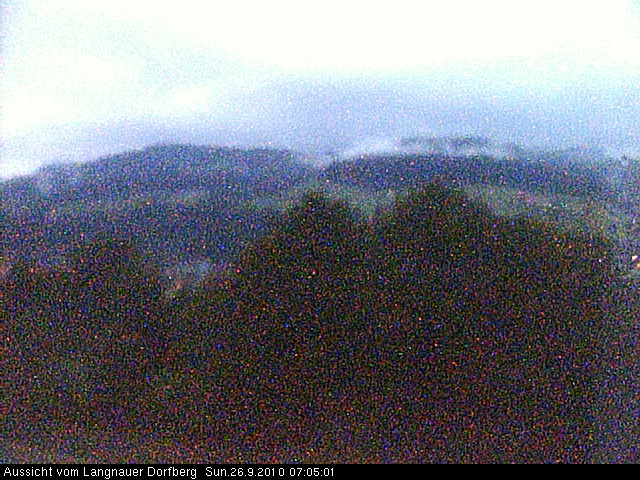 Webcam-Bild: Aussicht vom Dorfberg in Langnau 20100926-070500