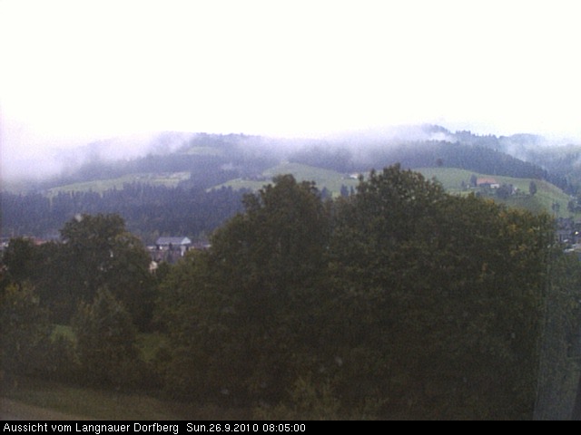 Webcam-Bild: Aussicht vom Dorfberg in Langnau 20100926-080500