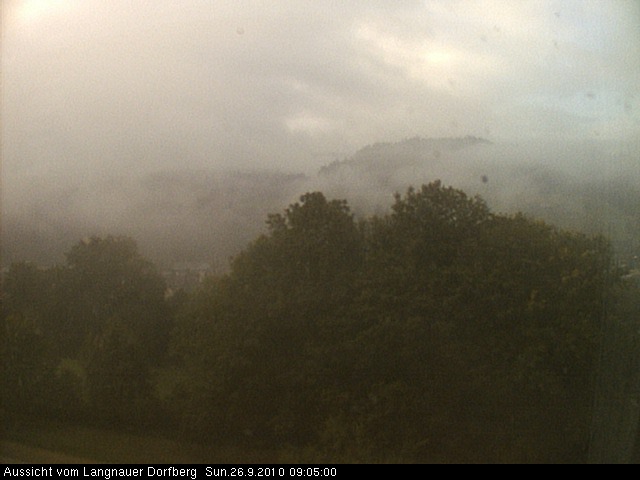 Webcam-Bild: Aussicht vom Dorfberg in Langnau 20100926-090500