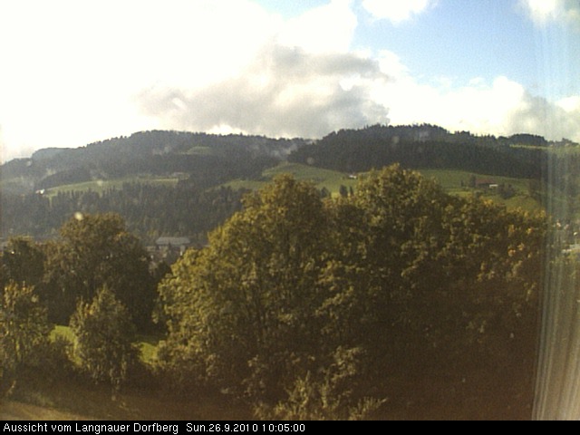 Webcam-Bild: Aussicht vom Dorfberg in Langnau 20100926-100500