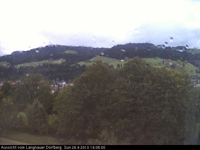 Webcam-Bild: Aussicht vom Dorfberg in Langnau 20100926-160500