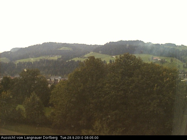 Webcam-Bild: Aussicht vom Dorfberg in Langnau 20100928-080500