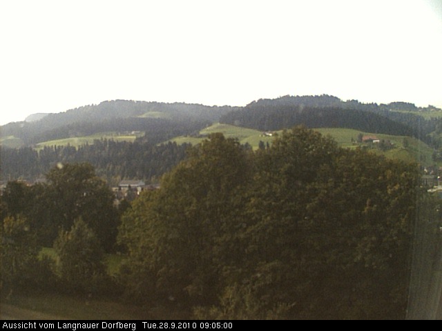 Webcam-Bild: Aussicht vom Dorfberg in Langnau 20100928-090500