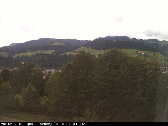 Webcam-Bild: Aussicht vom Dorfberg in Langnau 20100928-100500
