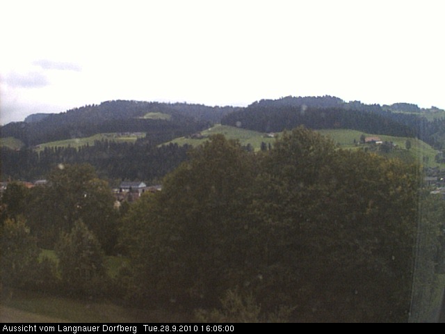 Webcam-Bild: Aussicht vom Dorfberg in Langnau 20100928-160500