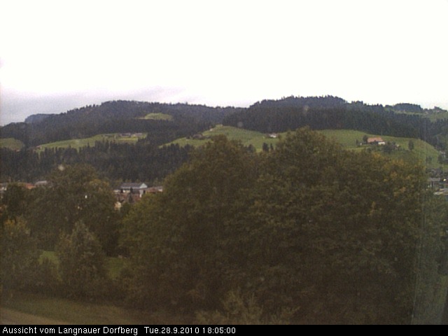 Webcam-Bild: Aussicht vom Dorfberg in Langnau 20100928-180500